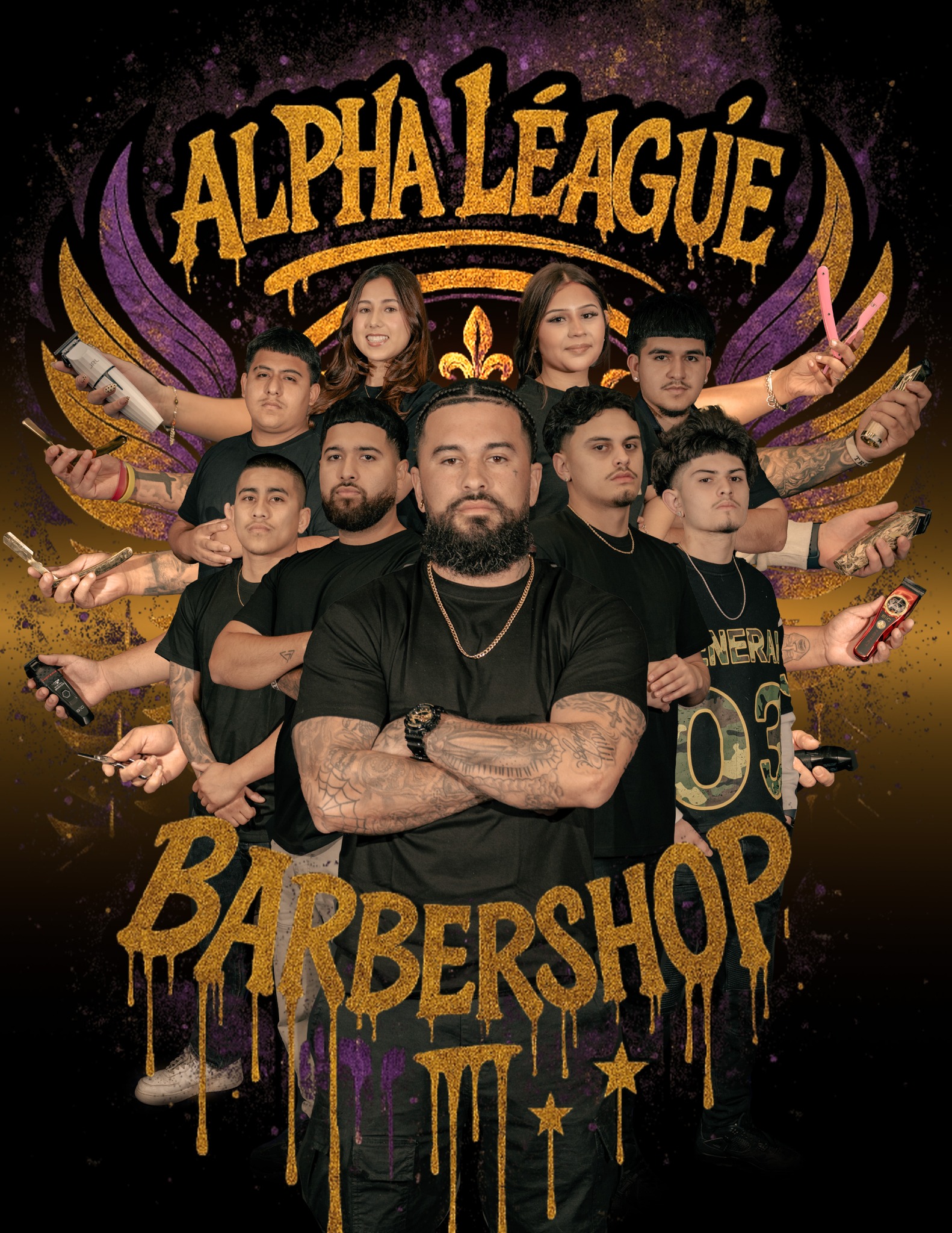 Alpha League Barbershop team