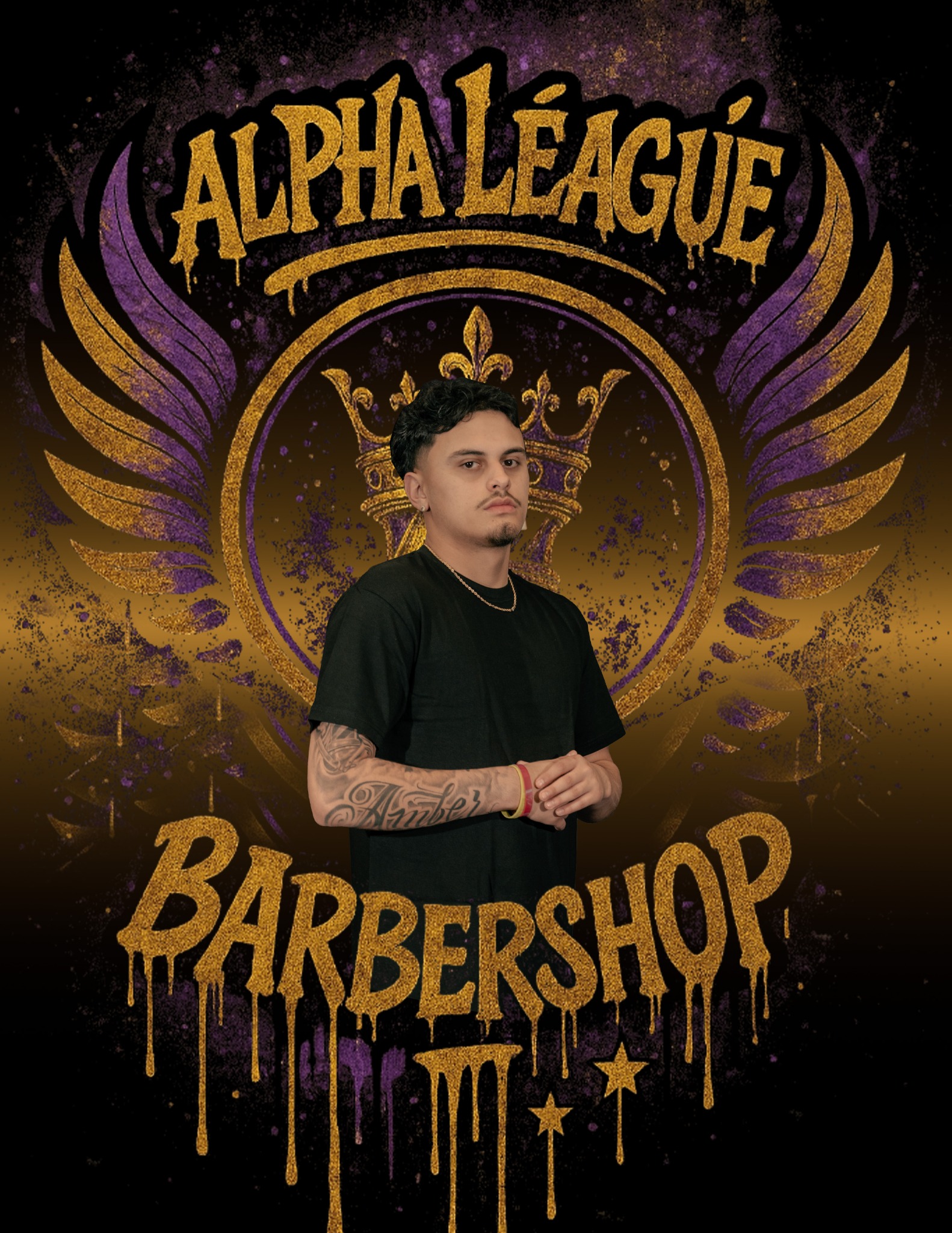 Alpha League barber portrait 1